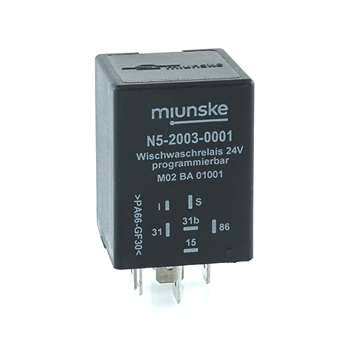 Wiper-Wash Interval Relay 24V, adjustable time 2...20s, afterwiping duration 4s