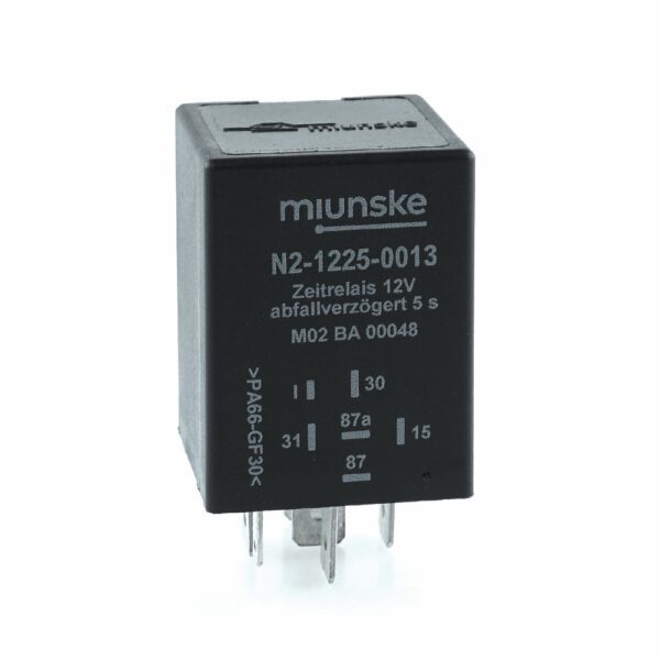 Switch-off Delayed Timer Relay 12V, 5sec, dry contact, retriggerable, negative triggered