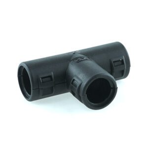 Hinged Conduit Joiner T-shape, NW 10-10-10, black