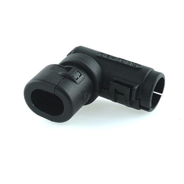Hinged AMP Junior Timer Connector to Conduit, elbow 90°, NW 8.5, 2way, CI10-90-AM2