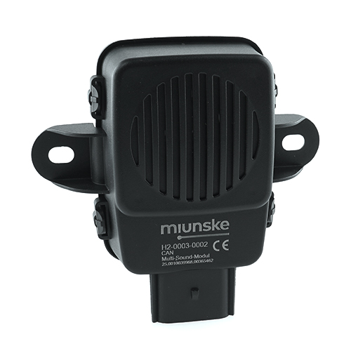 CAN Multi-Sound-Module, 12/24V, 95dB, IP67, with bracket, configurable by miunske-toolchain