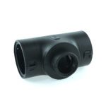 Conduit joiner T-shape, NW 36-22-36, black, consisting of two half shells