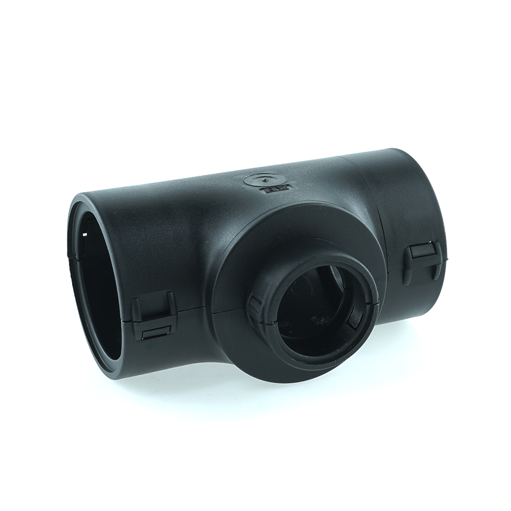 Conduit joiner T-shape, NW 36-22-36, black, consisting of two half ...
