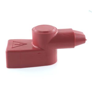 terminal insulation boot, cable diameter 19mm, contact diameter 35mm, red