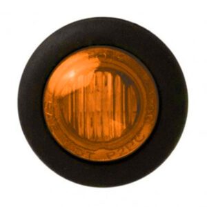 LED-Sidemarker, yellow, round, open cable ends 200mm