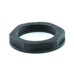 conduit lock nut M20, black