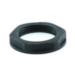 conduit lock nut M25, black