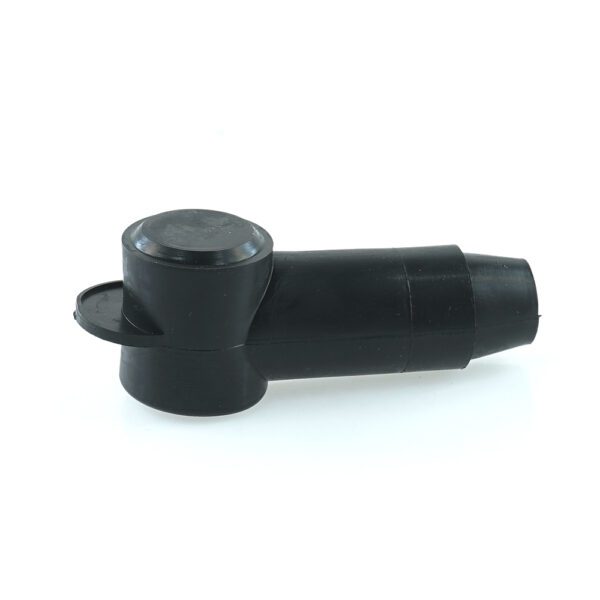 Terminal insulation boot, cable diameter 17.8mm, contact diameter 22mm, black