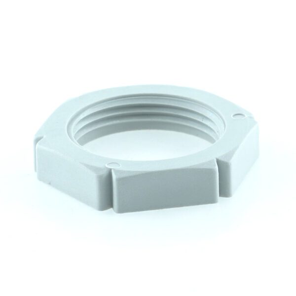 conduit lock nut PG16, grey