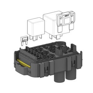 WP MODULE for 6x MinVal, 1x MaxiVal, 3x Micro-Relays, 1x Mini Relays