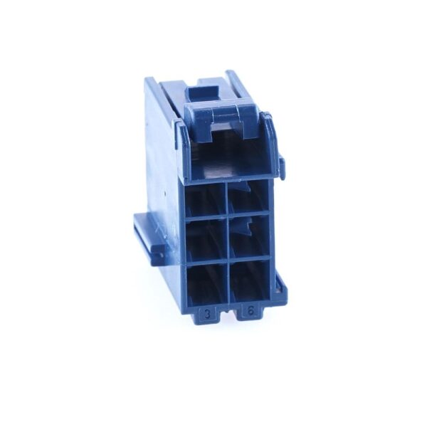 junior power timer housing, 6-pole (3x2), blue