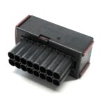 Junior-Power-Timer Housing, 16-pole (2×8), encoding N, with lock, for seal