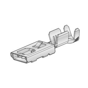 Blade Receptacle F480E, 4,8mm, 0.5-1mm²