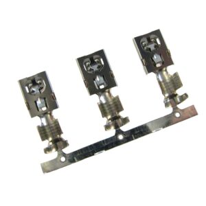 Blade Receptacle F630E, 6.3mm, 4-6mm², with latch, on reel