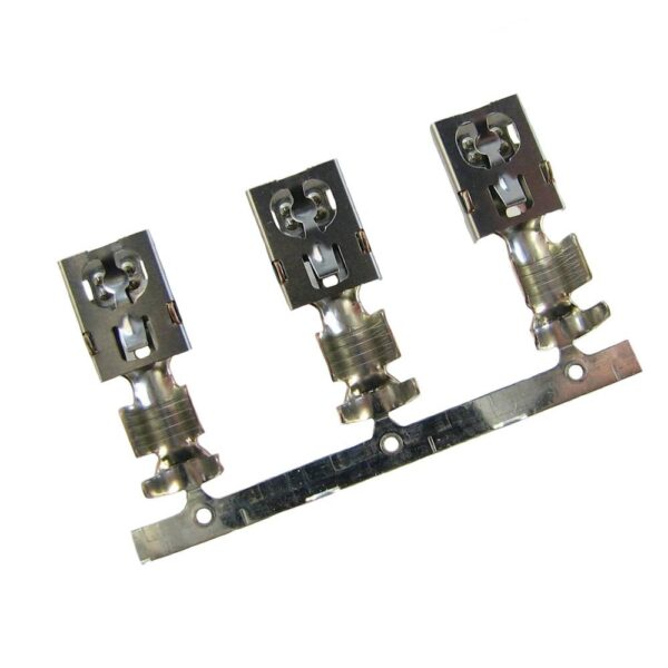 Blade Receptacle F630E, 6.3mm, 4-6mm², with latch, on reel