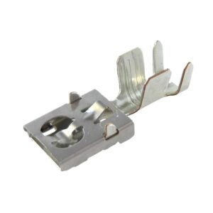 Blade Receptacle F630E, 6.3mm, 4-6mm², with latch, on reel