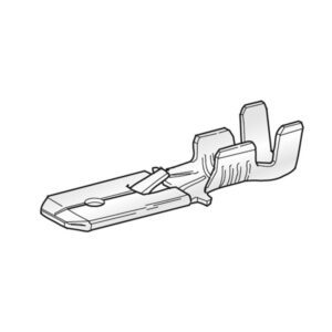 Push-on Blade FASTON, 1-2.5mm², with locking notch