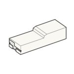 Terminal Cover, female, FASTON F630, white