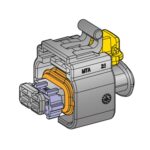 C280 Connector, female holder for BDK & BSK terminals, 2way