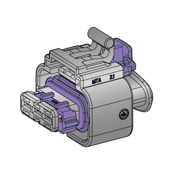 C280 connector, female holder for BDK & BSK terminals, 3way