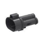 Power Connector, male holder, 3way, black