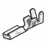 Blade Receptacle, FASTON, 0.5-1mm², with locking notch