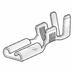 Blade Receptacle, FASTON, 6-10mm², with locking notch