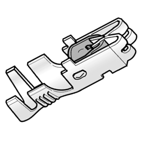 Fuse Holder terminal UNI F630, 4-6mm², with clip
