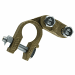 Battery Clamp “+”, cast brass, screw terminal for 25-50mm²