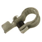 Battery Clamp “-“, cast brass tin plated, crimp connection for 10-20mm²