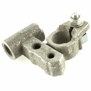 Battery Clamp "+", brass cast tin plated, cable 70mm², studs M6+M8