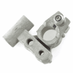 Battery Clamp “-“, cast brass tin-plated, cable 50mm²; studs M6+M8