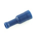 Round plug-in sleeve Ø 4.85mm, fully insulated, blue,  1-2.5mm²