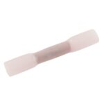 Butt connector, insulated, red, 0.75-1.25mm², heat-shrinkable