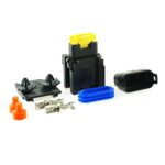 blister: fuseholder UniVal, splashproof, with cover, sealing, holder and contacts