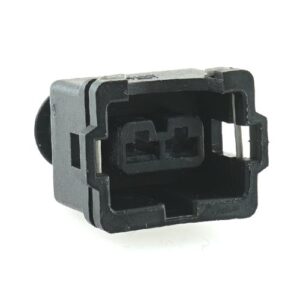 Multiple connector housing 2-pin, black, without bracket