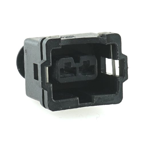 Multiple connector housing 2-pin, black, without bracket