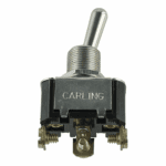 on-off-on Toggle Switch, 10A/250V, 15A/125V, single-pole, sealed