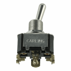 on-off-on Toggle Switch, 10A/250V, 15A/125V, single-pole, sealed