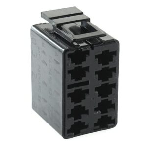 socket housing, 10-pin , black, for J1, J3, J4 and J5 circuits