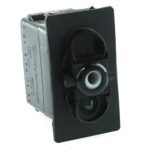 on-on-on double switch 24V/10A, LED 2 green, for Contura II,III,IV,V
