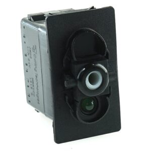 on-on-on double switch 24V/10A, LED 2 green, for Contura II,III,IV,V