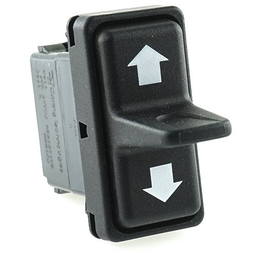 on-off-on switch 28V/0.4VA, symbol arrow up/down, Contura XII
