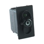 on>off-on Switch/Momentary Switch, 24V/15A, for Contura II,III,IV,V, LED 1 superbright green