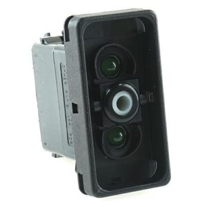 on>off<on double button 24V/15A, LED 1 superbright green, LED 2 superbright green, for Contura X,Xl,Xll