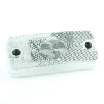 LED-Sidemarker 24V, white, 110x50mm, with reflector, AMP-JPT connector