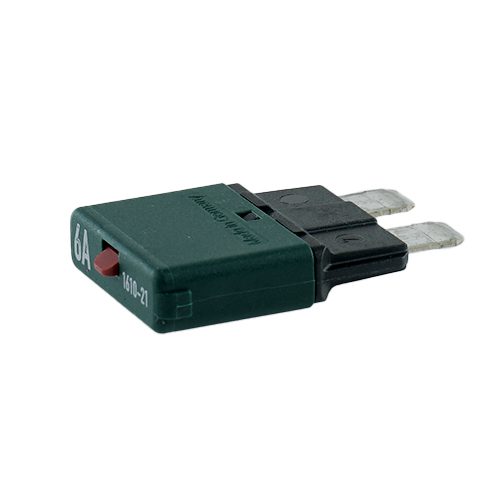 Thermal Circuit Breaker 32V, 6A, for automotive fuse block installation