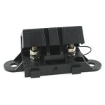 Fuseholder for midi- & stripfuse 30mm, 1-fold, with mounting brackets & cover