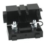 Fuseholder for midi- & stripfuse 30mm, 1-fold, with cover, without mounting brackets