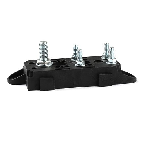 Fuse Holder for MidiVal 30mm, 2-way, for contact bridge, mountable side by side, with brackets